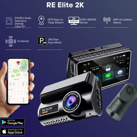 RE Elite 2K Araç Kamerası