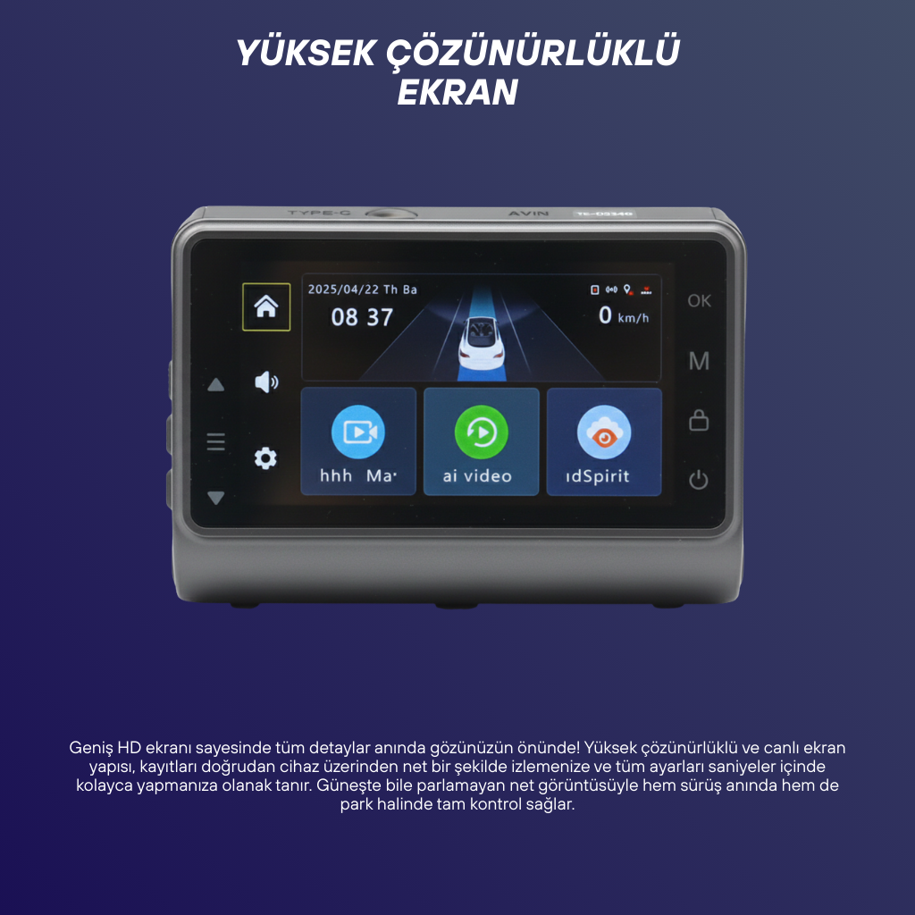 RE Elite 2K Araç Kamerası